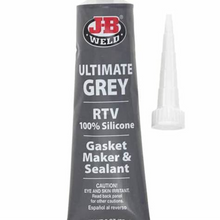Load image into Gallery viewer, JB Weld Ultimate Grey RTV Silicone Gasket Maker &amp; Sealant – 85g Tube – High-Temperature, Oil-Resistant, Sensor-Safe