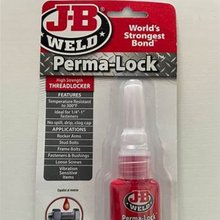 Load image into Gallery viewer, JB Weld Perma-Lock Red High Strength Threadlocker 13ml – Heavy-Duty Fastener Locking Adhesive