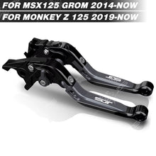 Load image into Gallery viewer, For Honda MSX 125 GROM 125/MONKEY Z 125 Clutch Lever Brake Lever Set Foldable Adjustable Handle Levers Motor Accessories Parts / Bl-T