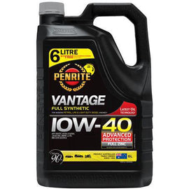 VANFULL10W40006 - Penrite Vantage Full Synthetic 10W-40 Engine Oil 6L