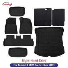 Load image into Gallery viewer, For Tesla Model Y 3 Highland Floor Mat Trunk Luggage Mat LHD RHD 2017 to 2024 2025 Left Right Rudder Four Seasons Floor Liner / Rhd M3 2021-23 8P...