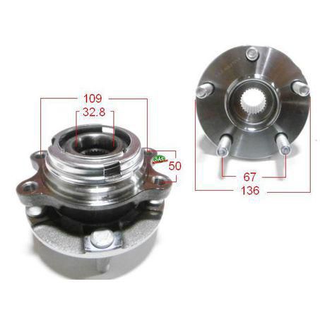 SAS Wheel Hub HA5089 for Nissan Maxima Teana