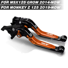 Load image into Gallery viewer, For Honda MSX 125 GROM 125/MONKEY Z 125 Clutch Lever Brake Lever Set Foldable Adjustable Handle Levers Motor Accessories Parts / Bl-O