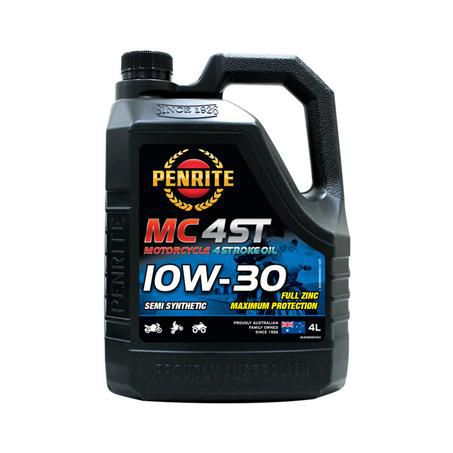 4L Semi Synthetic 10W-30 Motorcycle Oil Replacement