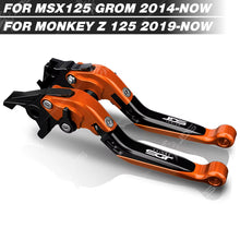 Load image into Gallery viewer, For Honda MSX 125 GROM 125/MONKEY Z 125 Clutch Lever Brake Lever Set Foldable Adjustable Handle Levers Motor Accessories Parts / O-Bl