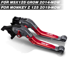 Load image into Gallery viewer, For Honda MSX 125 GROM 125/MONKEY Z 125 Clutch Lever Brake Lever Set Foldable Adjustable Handle Levers Motor Accessories Parts / T-R