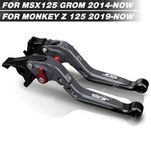 Load image into Gallery viewer, For Honda MSX 125 GROM 125/MONKEY Z 125 Clutch Lever Brake Lever Set Foldable Adjustable Handle Levers Motor Accessories Parts / T-Rb