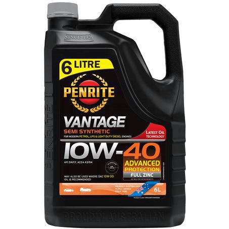 10W-40 Semi Synthetic Engine Oil 6L Replacement