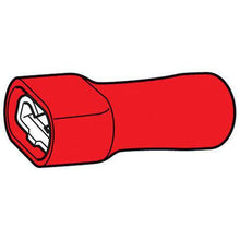 Load image into Gallery viewer, 6.3mm Female Blade Crimp Terminal Red Vinyl Replacement Pack