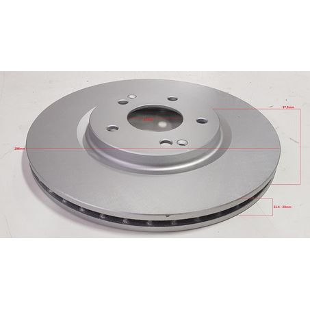 BR1912 Rotor 298x37.5x23 For Ssanyong Trivoli 2015 Onwards