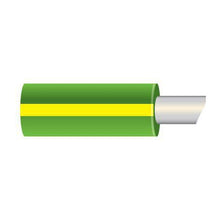 Load image into Gallery viewer, 4mm Single Core Tinned Marine Cable - Green With Yellow Trace - 100m Roll
