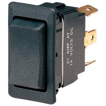 Narva Heavy Duty Rocker Switch Momentary On/Off/Momentary On DPDT (Contacts Rated 20A @ 12V)