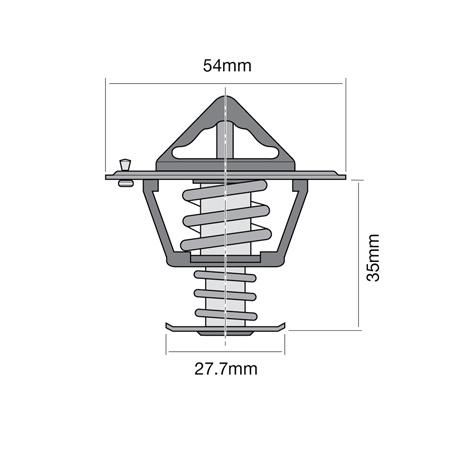 54mm Tridon Thermostat - 91 Degrees C