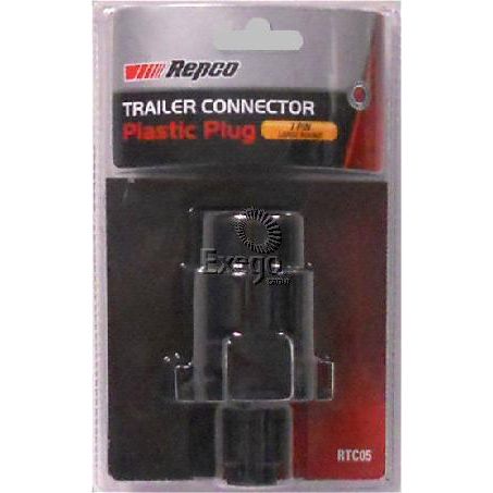 7 Pin Trailer Plug - Round Plastic Large