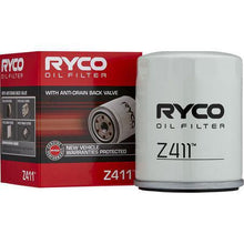 Load image into Gallery viewer, Ryco Z411 Spin-on Oil Filter featuring M20x1.5 thread and 69.5mm diameter.