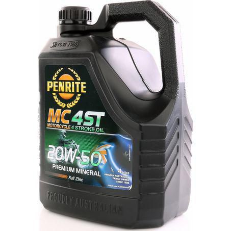 MC420W50004 - Penrite 4 Stroke 20W-50 Premium Mineral Motorcycle Oil 4L