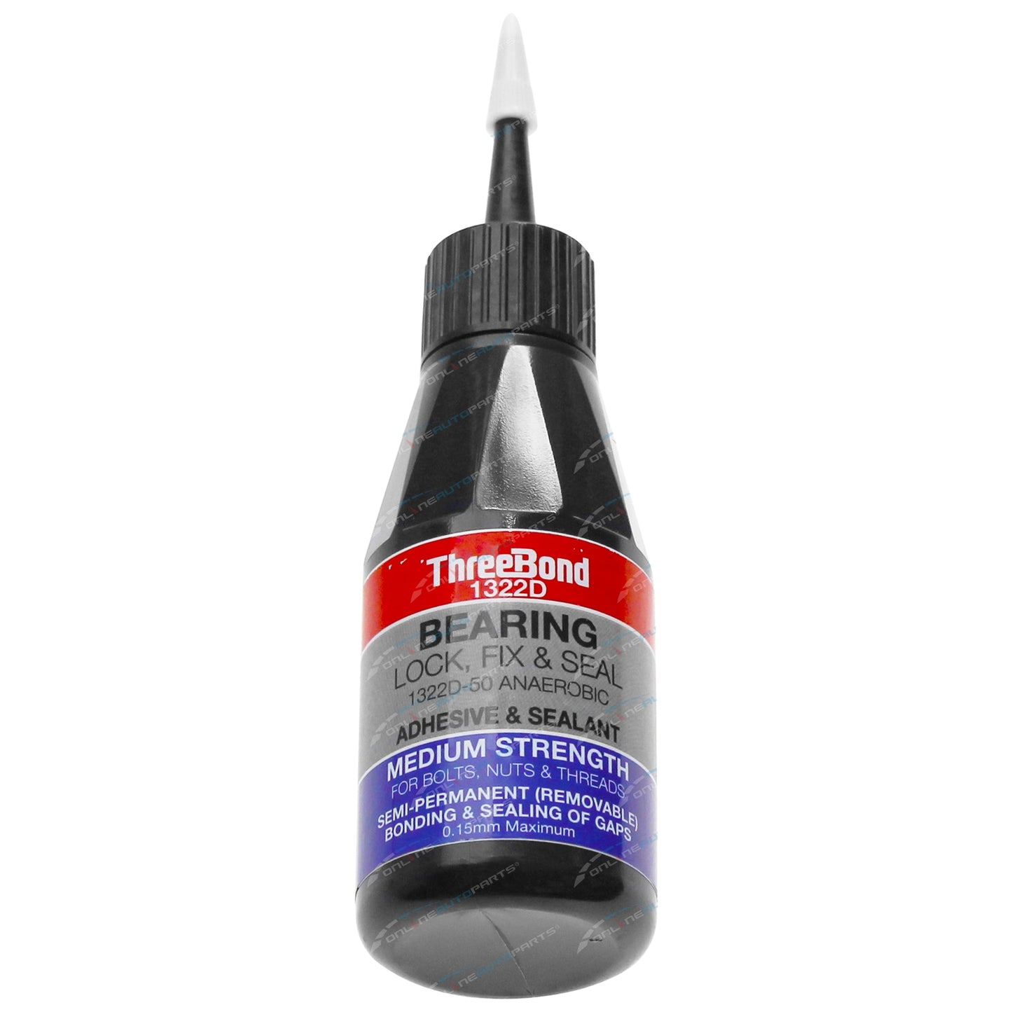 Threebond Red Medium Strength Thread Lock Adhesive 50g