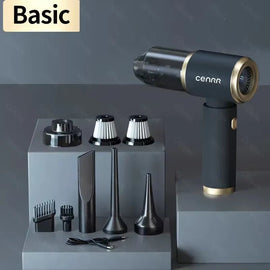 210,000PA Car Vacuum Cleaner Mini Wireless Handheld Portable – Strong Suction Cleaning Machine with 2 HEPA Filters