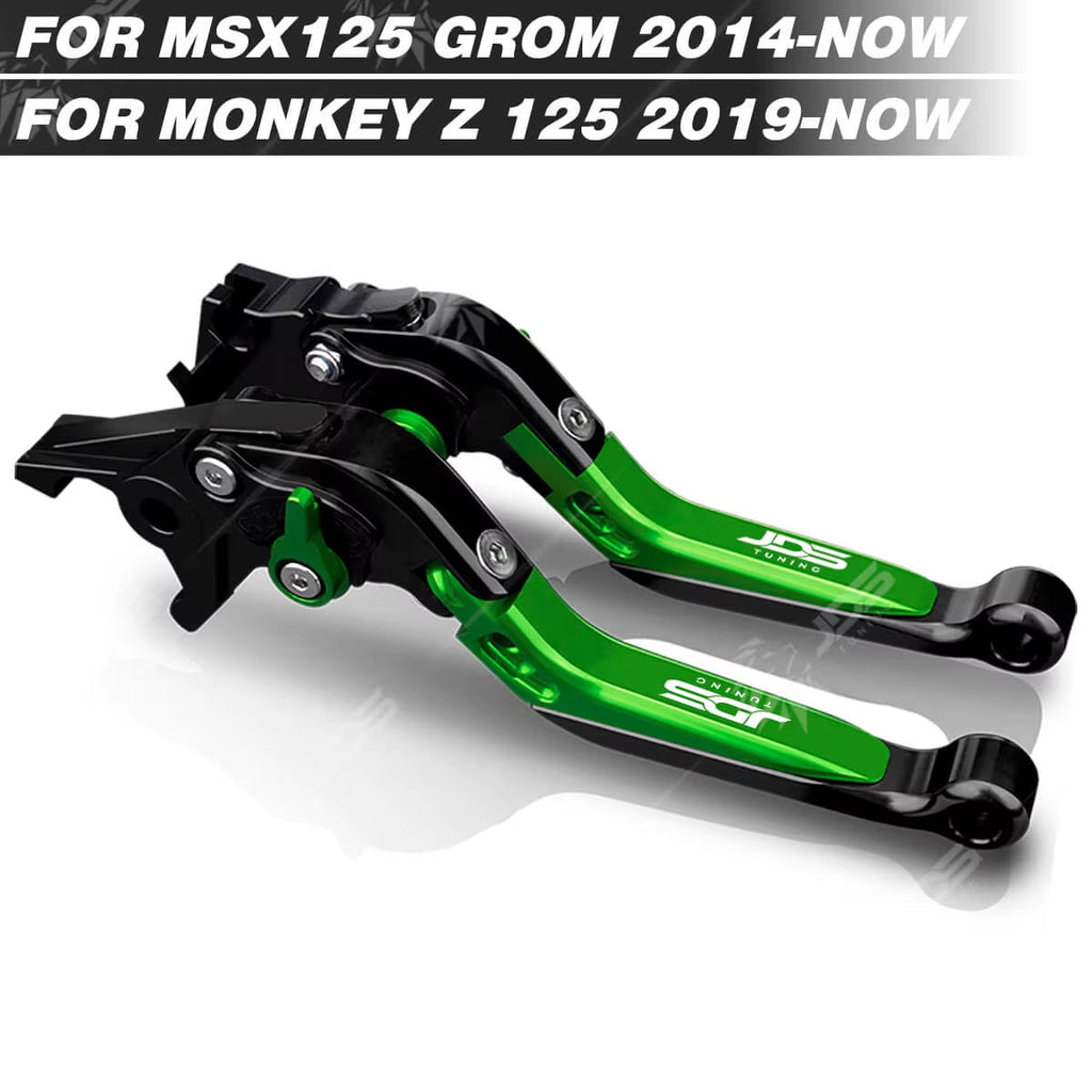 For Honda MSX 125 GROM 125/MONKEY Z 125 Clutch Lever Brake Lever Set Foldable Adjustable Handle Levers Motor Accessories Parts / Bl-G
