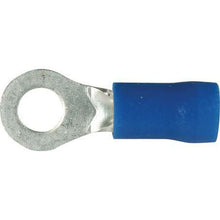 Load image into Gallery viewer, ACX3053BL - OEX Crimp Terminal Ring Blue ID 4.3mm Vinyl 25 Pce