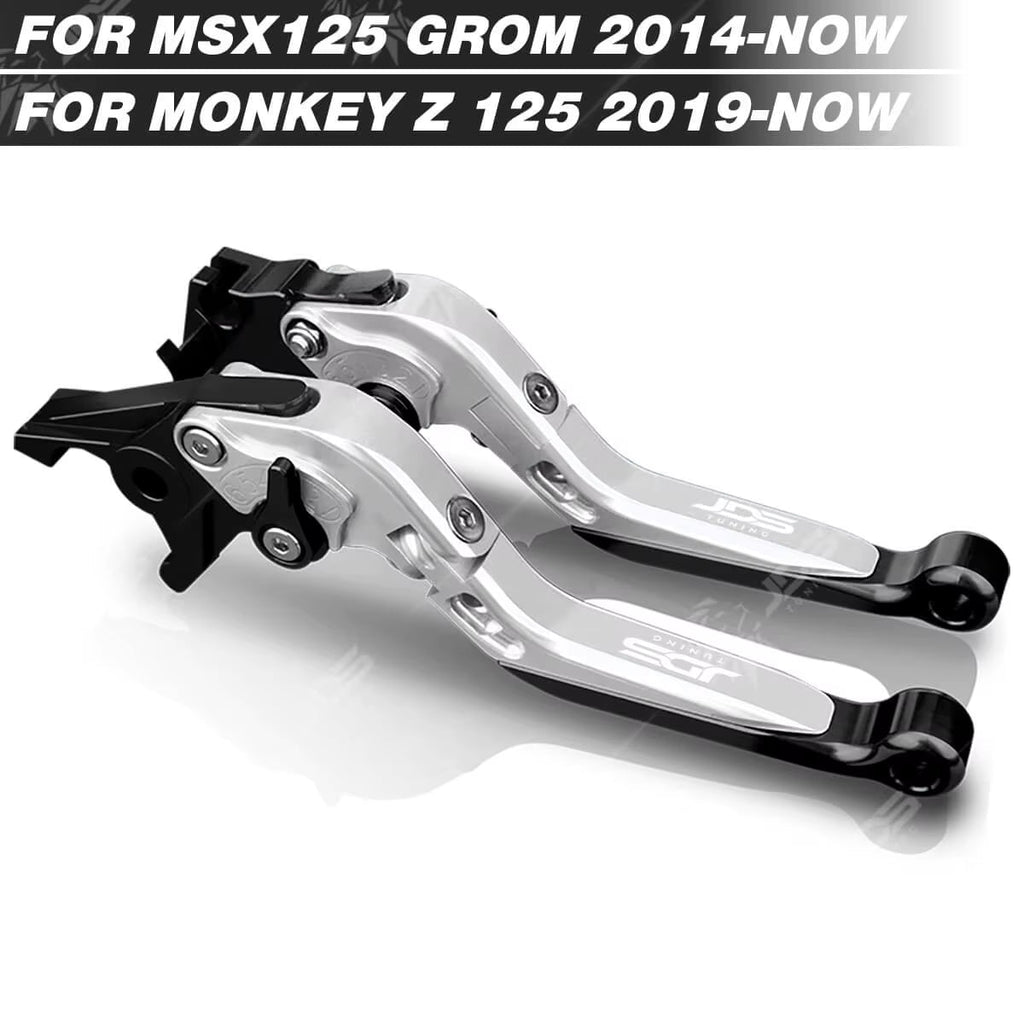 For Honda MSX 125 GROM 125/MONKEY Z 125 Clutch Lever Brake Lever Set Foldable Adjustable Handle Levers Motor Accessories Parts / S