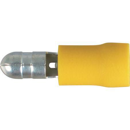ACX3031 OEX yellow male bullet crimp terminal 5mm vinyl insulated