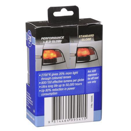 Narva 12V Gen III LED T20 W21/5W Wedge Globes (2)