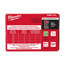 Load image into Gallery viewer, 1" (25mm) Insulated Cable Staples - 600 Pack