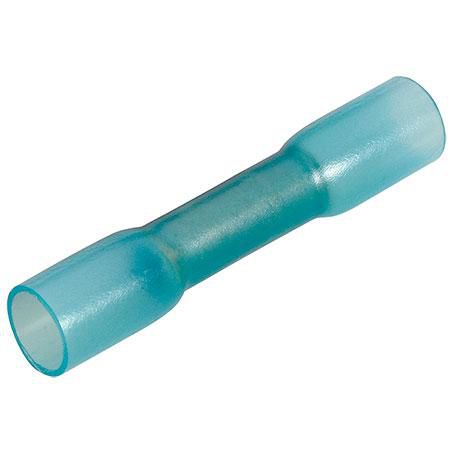 4mm Blue Crimp Terminal Cable Joiner Heat Shrinkable 50 Pack