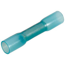 Load image into Gallery viewer, 4mm Blue Crimp Terminal Cable Joiner Heat Shrinkable 50 Pack