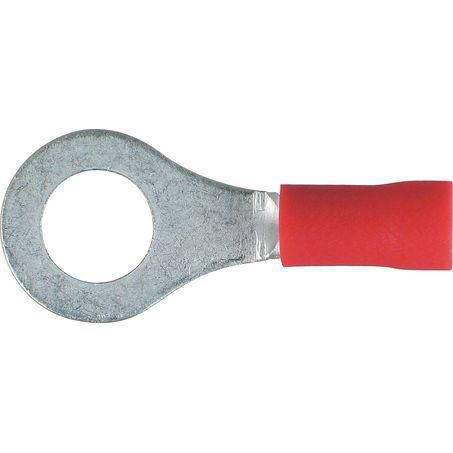 ACX3051BL - OEX Crimp Terminal Ring Red ID 6.3mm Vinyl 16 Pce