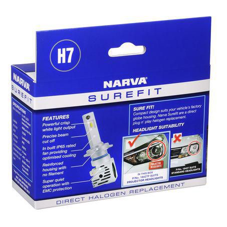 Narva H7 Headlight Bulb Surefit Projector 2 Pce