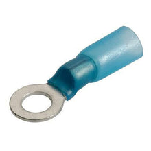 Load image into Gallery viewer, 5mm Heat Shrinkable Blue Crimp Terminal Ring Pack of 50