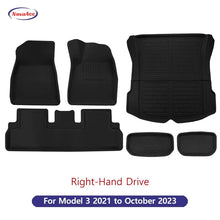Load image into Gallery viewer, For Tesla Model Y 3 Highland Floor Mat Trunk Luggage Mat LHD RHD 2017 to 2024 2025 Left Right Rudder Four Seasons Floor Liner / Rhd M3 2021-23 6P...