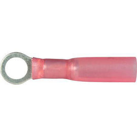 5mm Red Ring Crimp Terminal Heat Shrinkable Replacement Pack of 50