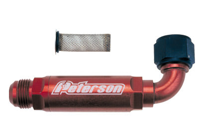 -12AN 90 DEG TO INLINE FILTER FOR USE WITH DRY SUMP PANS