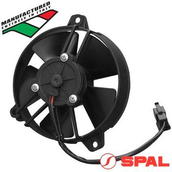 SPAL Thermo Puller Fan - 5.2" Straight Paddle 12V - 342 CFM - 4.8Amps, (EF3570)