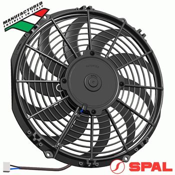 SPAL Thermo Puller Fan - 12" Skew 12V - 1324 CFM - 13.5Amps, (EF3572)