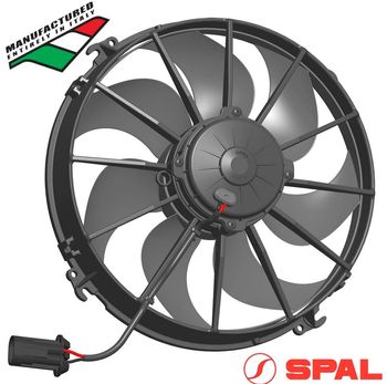 SPAL Thermo Puller Fan - 12" Skew 12V - 1451 CFM - 12.8Amps, (EF3632)