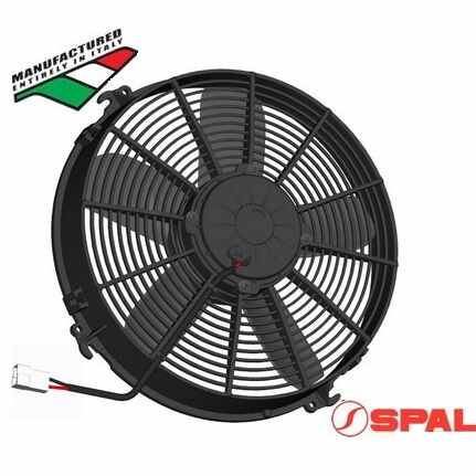 SPAL High-Performance Puller Fan - 12" Straight 24V - 1522 CFM - 8.2Amps, (EF3646)