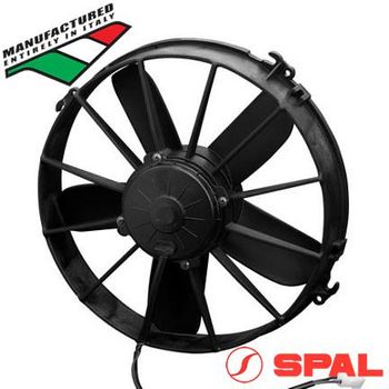 SPAL High-Performance Pusher Fan - 12" Straight 24V - 1711 CFM - 7.4Amps, (EF3625)