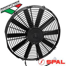 Load image into Gallery viewer, SPAL Thermo Pusher Fan - 14&quot; Straight 24V - 1295 CFM - 4.5Amps, (EF3550)