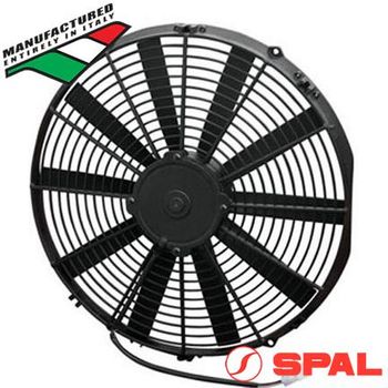 SPAL High-Performance Puller Fan - 16" Straight 12V - 1600 CFM - 11Amps, (EF3509)