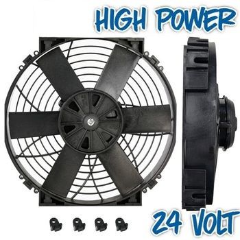 Davies Craig, 12" High Power Electric Fan, Push / Pull Model, 1250CFM, (24V) DC-0156