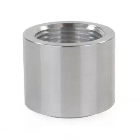 FEMALE WELD ON BUNG, -6 ORB 9/16"-18 THREAD, ALUMINIUM