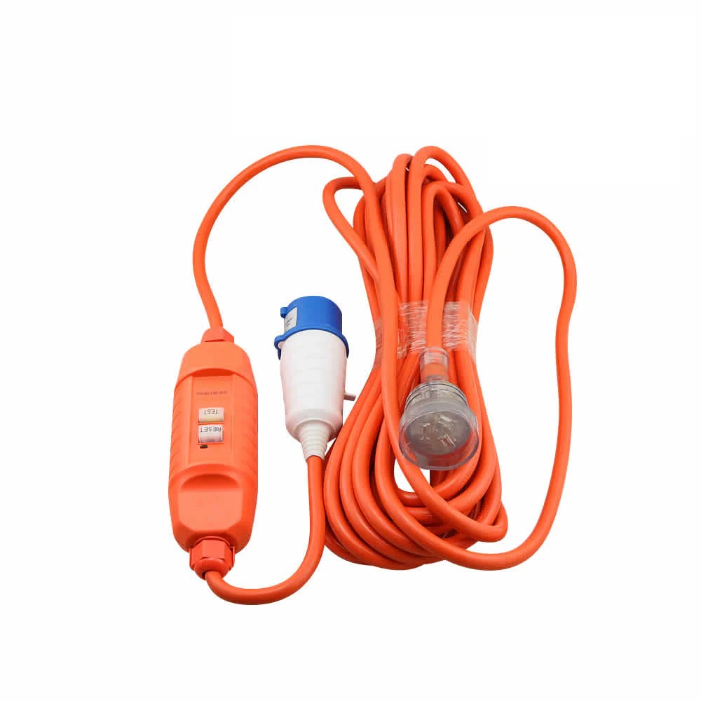 Caravan Lead Camping Lead 10A to 16A RCD Lead Cable 10M