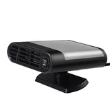 12V Car Heater - Portable 360° Rotating Fan for Fast Heating & Cooling | Windshield Defogger & Defroster