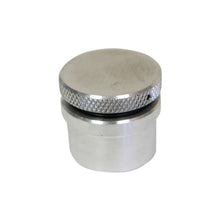 Load image into Gallery viewer, 3" ALUM WELD BUNG AND CAP RAW WELD ON / PURPLE CAP