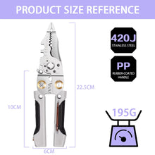 Load image into Gallery viewer, Wire Stripper – 21-in-1 Multifunction Stripping &amp; Crimping Pliers With Electricity Measurement
