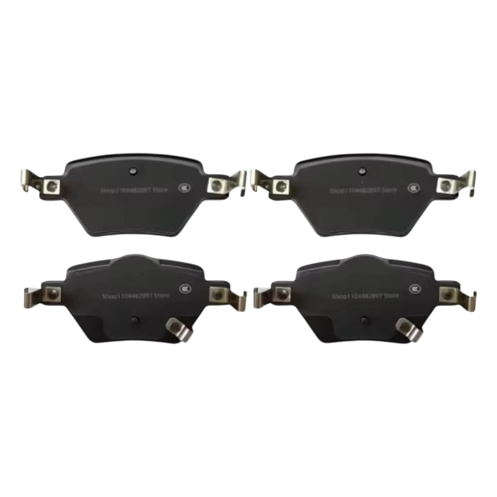 Close-up of BYD Song Plus rear brake pads showing friction surface